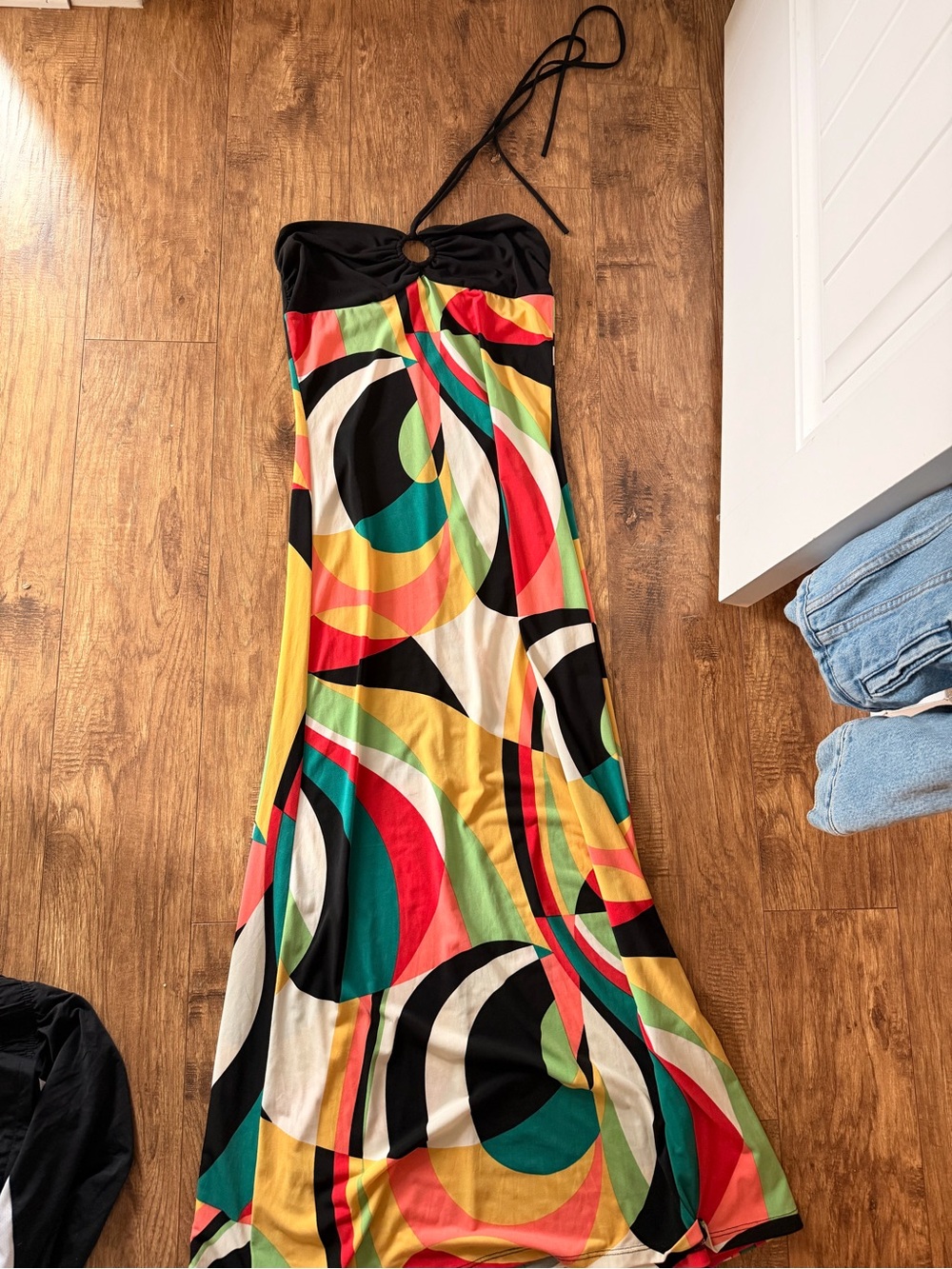 Y2K Vintage Forever 21 Maxi Halter Dress
